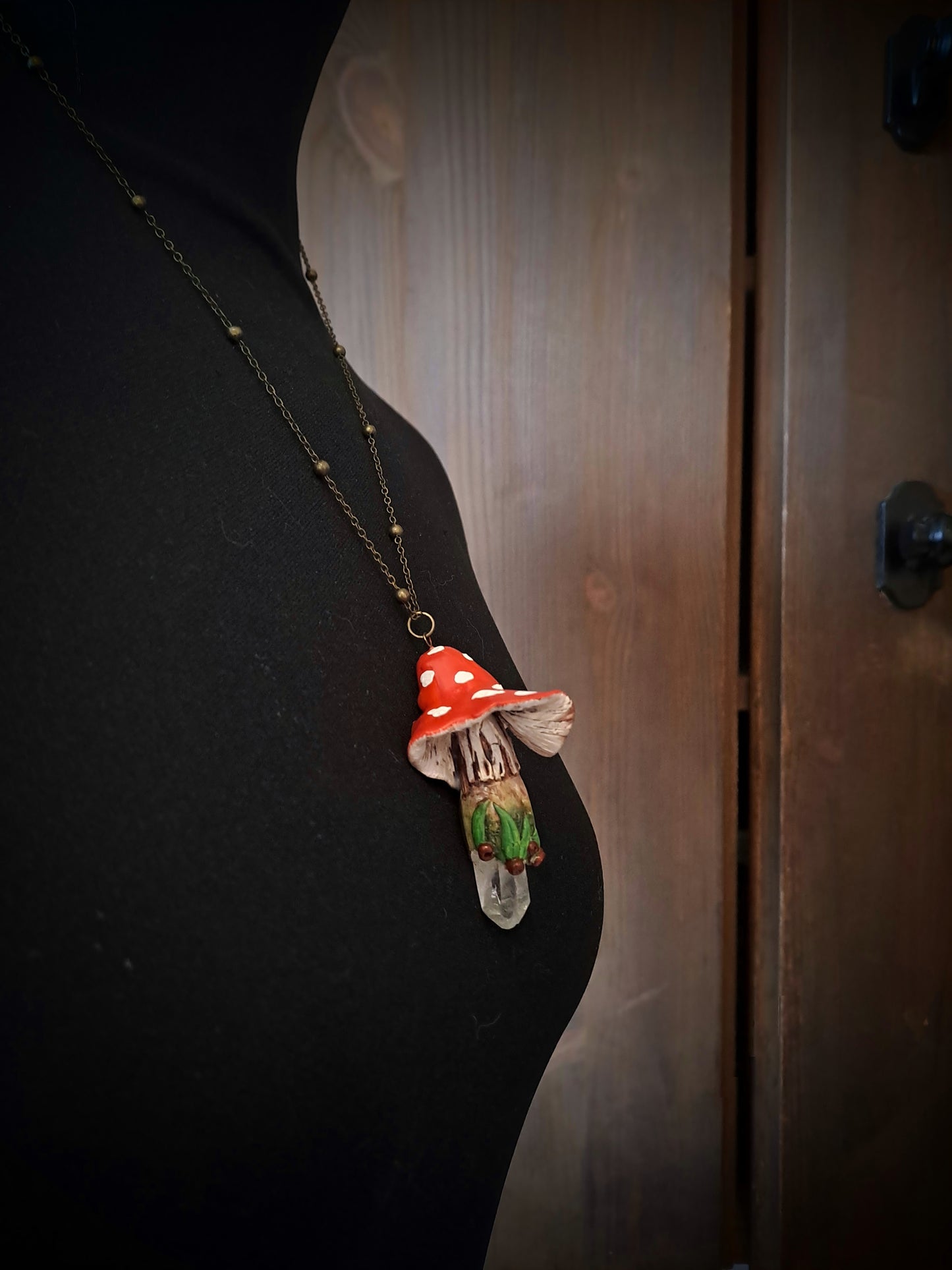 Amanita Crystal Necklace