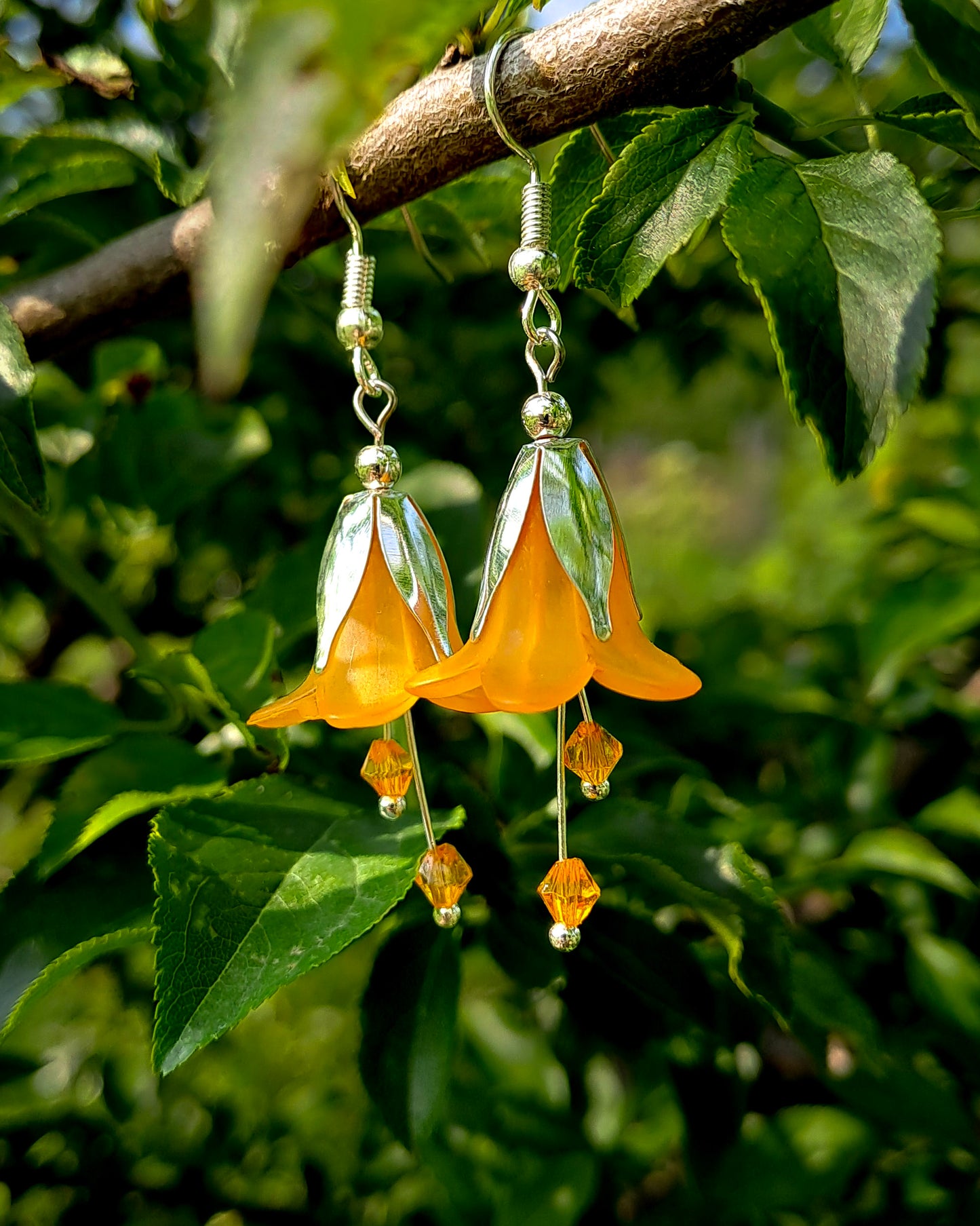 Bell Flower Earrings Various Colour Options
