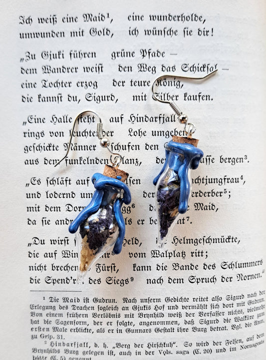 Blue Butterfly Alchemist Earrings