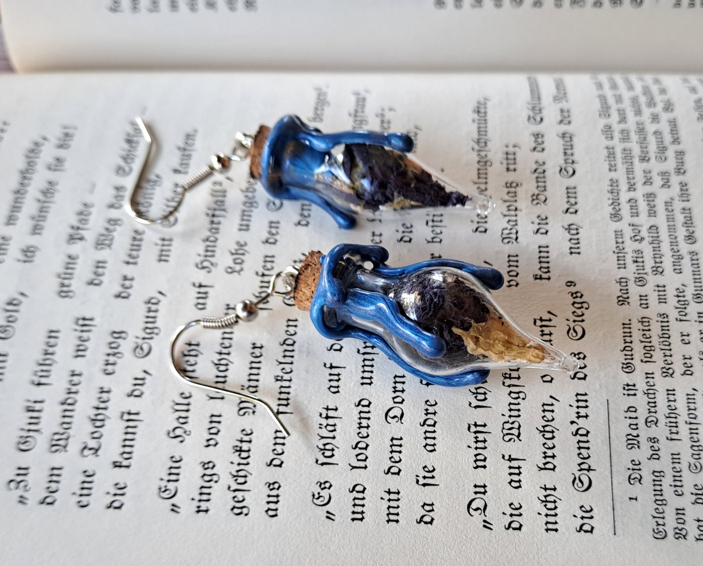 Blue Butterfly Alchemist Earrings