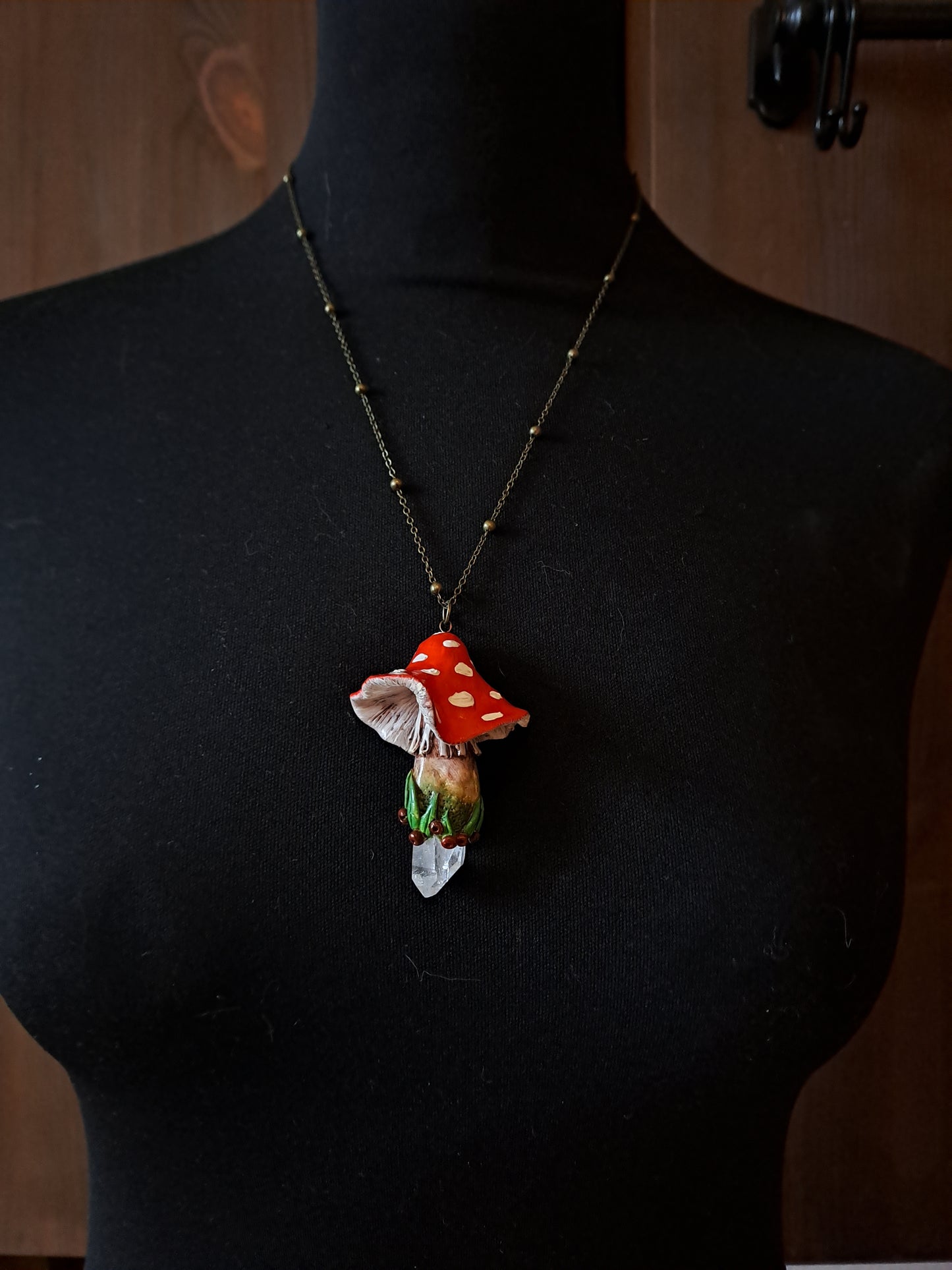 Amanita Crystal Necklace