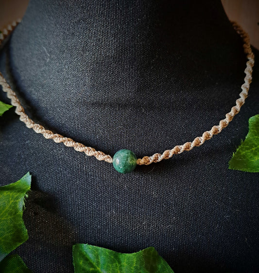 Moss agate Necklace