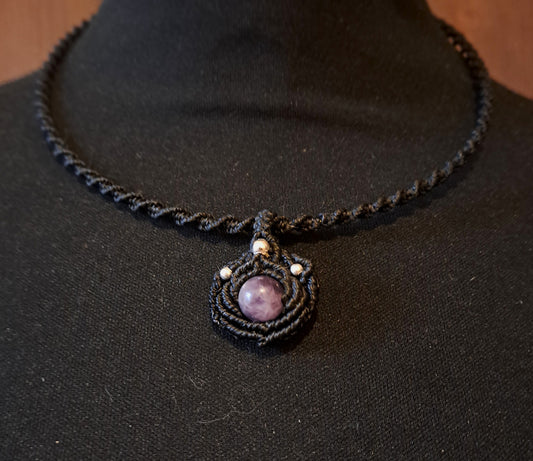 Amethyst Ornament Necklace
